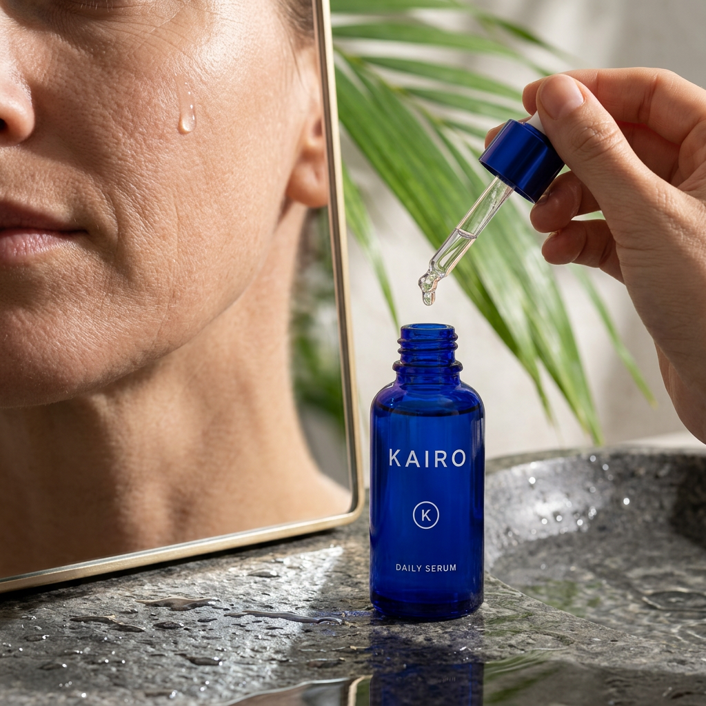 Kairo serum in a natural skincare routine